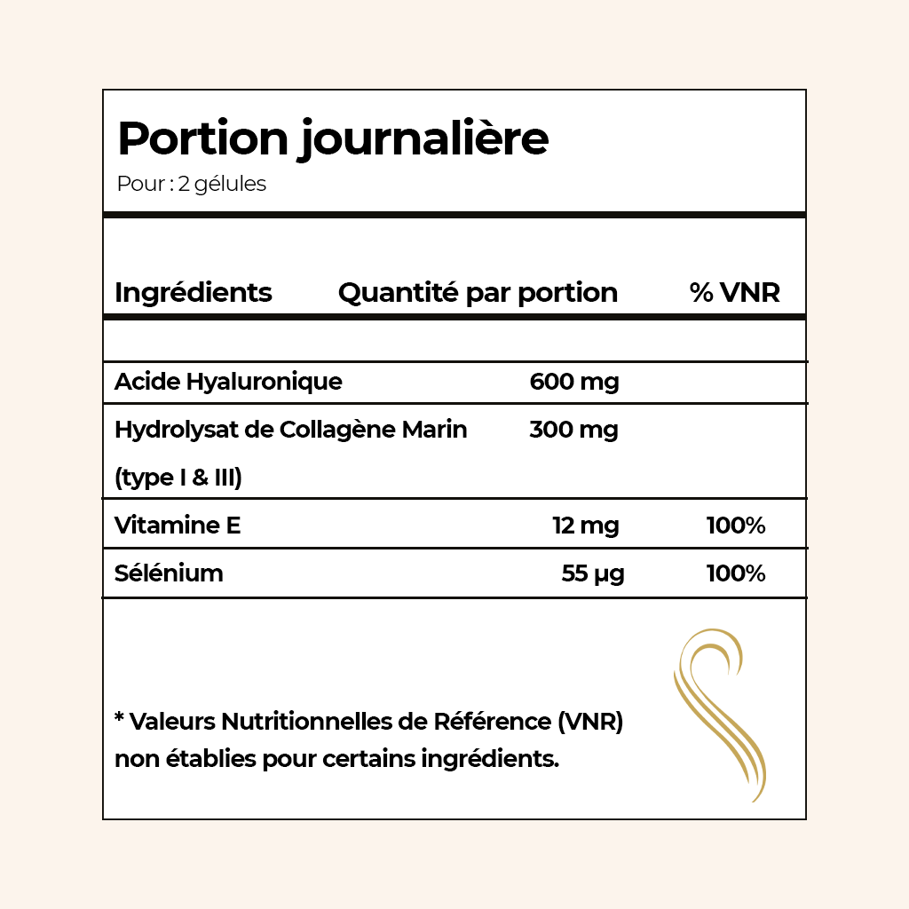 ACIDE HYALURONIQUE 600 + COLLAGÈNE MARIN