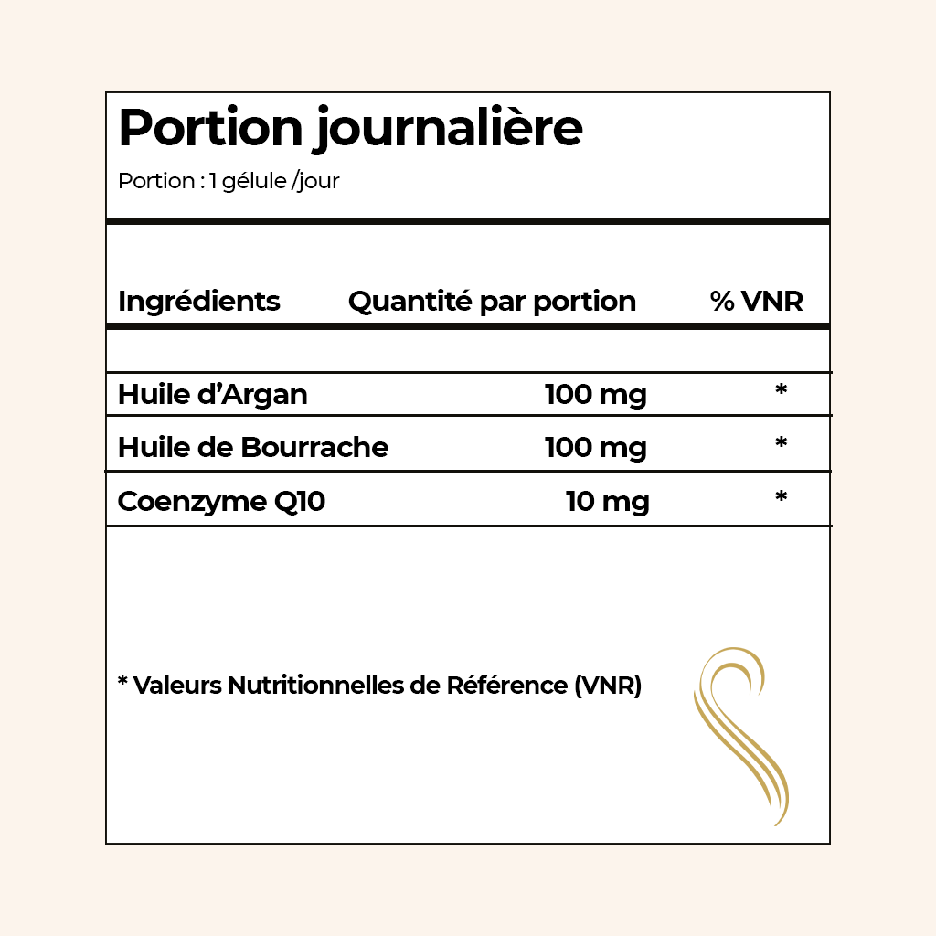 ARGAN - CO Q10 BOURRACHE