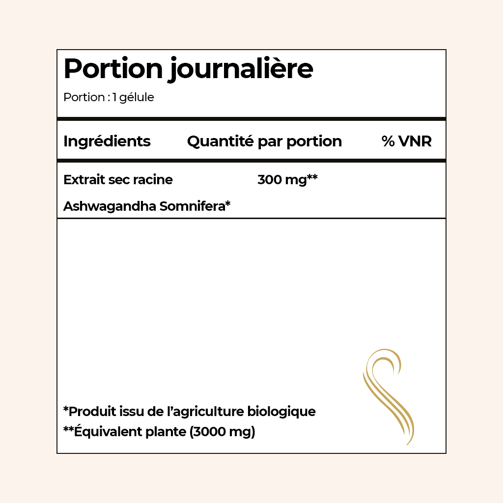 ASHWAGANDHA - Mono plante Bio