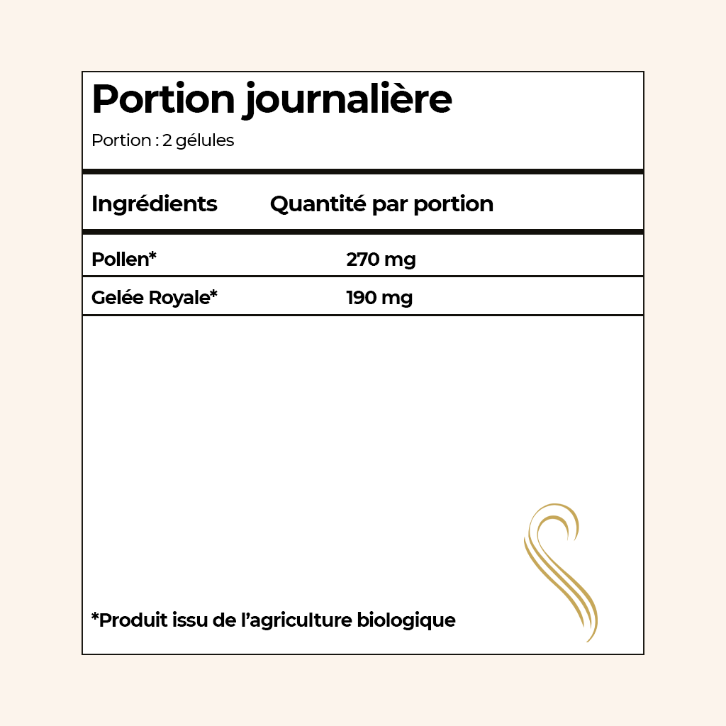 JALEA REAL EN POLVO – POLEN ORGÁNICO