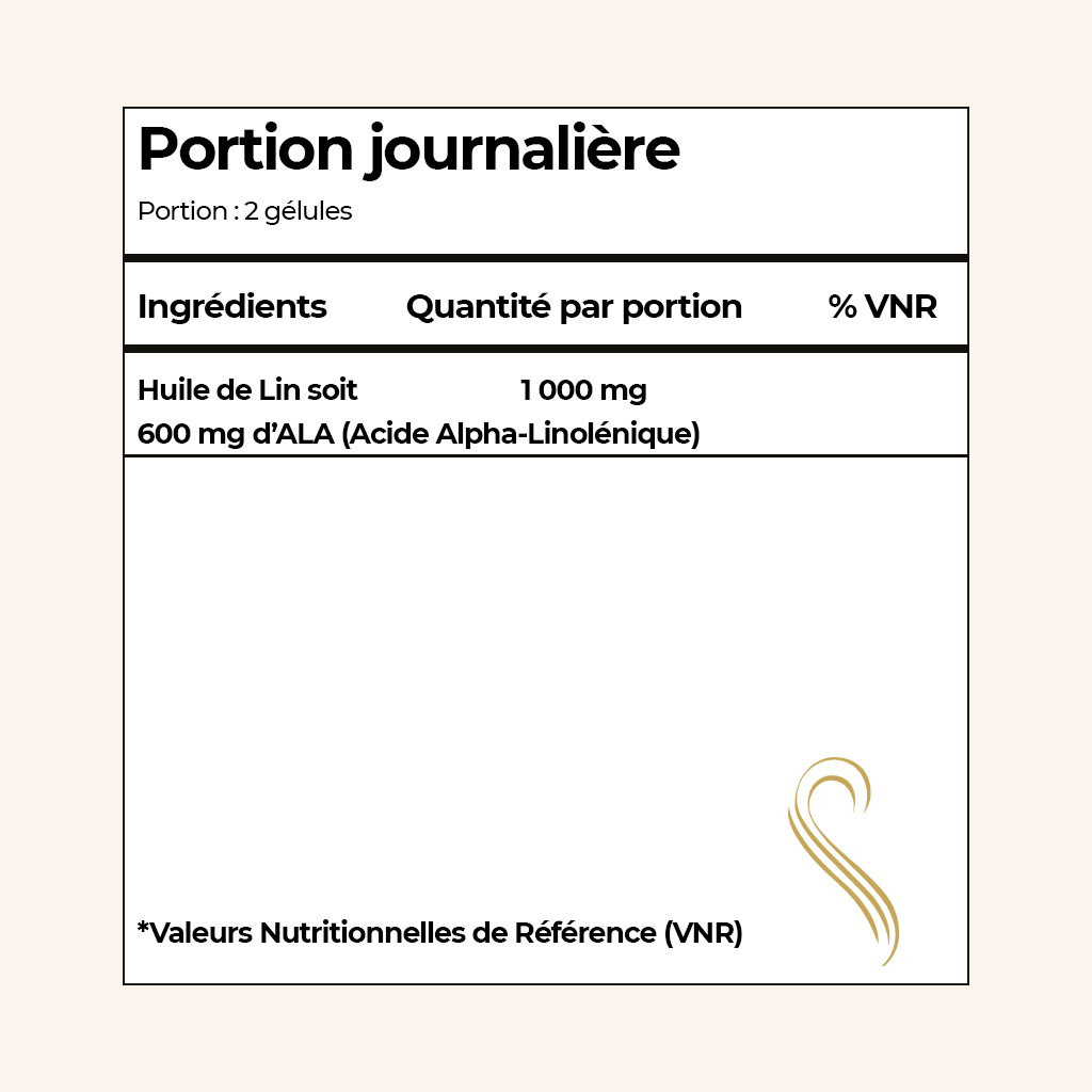 HUILE DE LIN - OMEGA 3