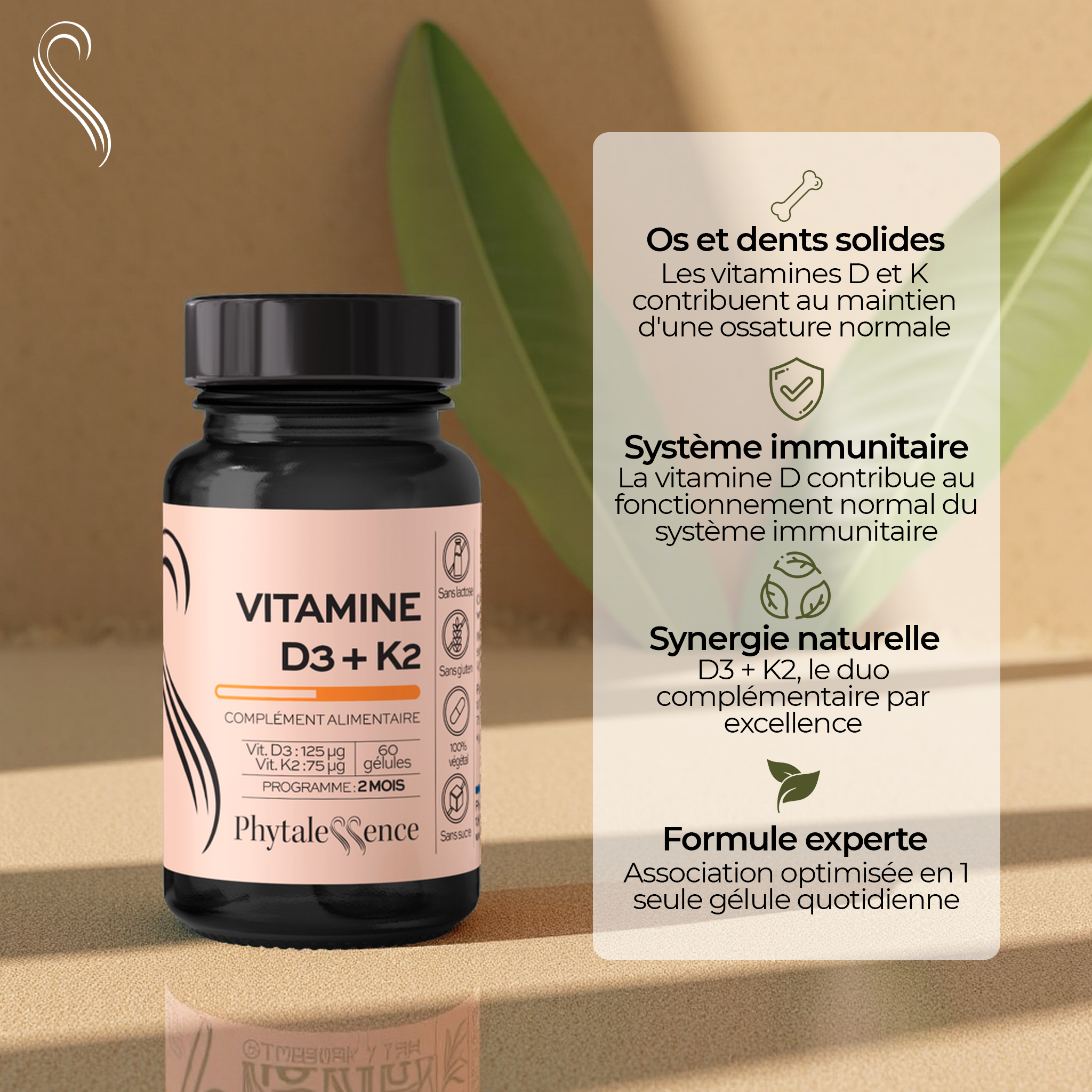 VITAMINA D3 + K2