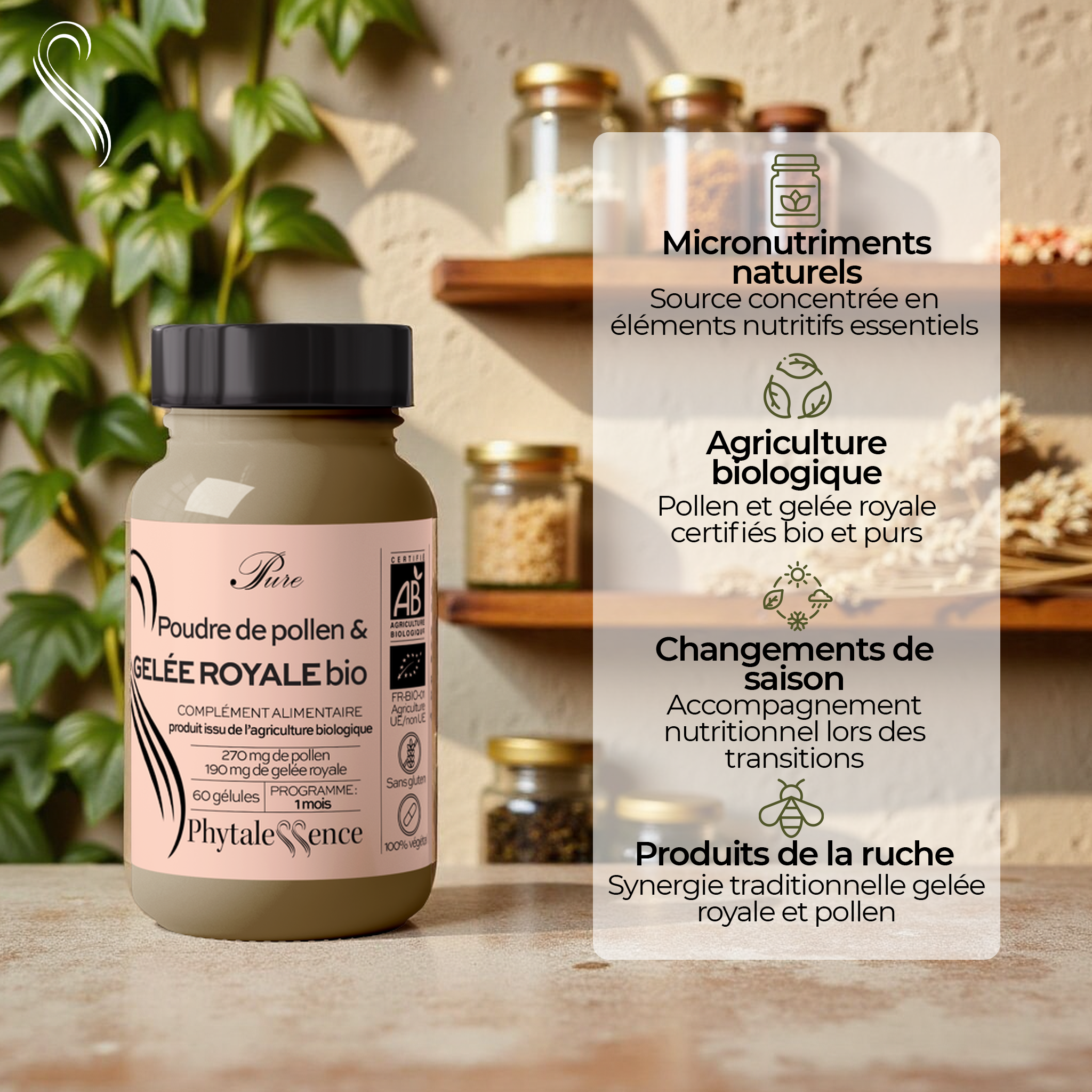 JALEA REAL EN POLVO – POLEN ORGÁNICO