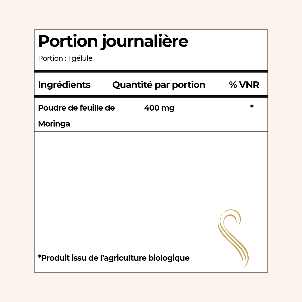 MORINGA - Mono plante Bio