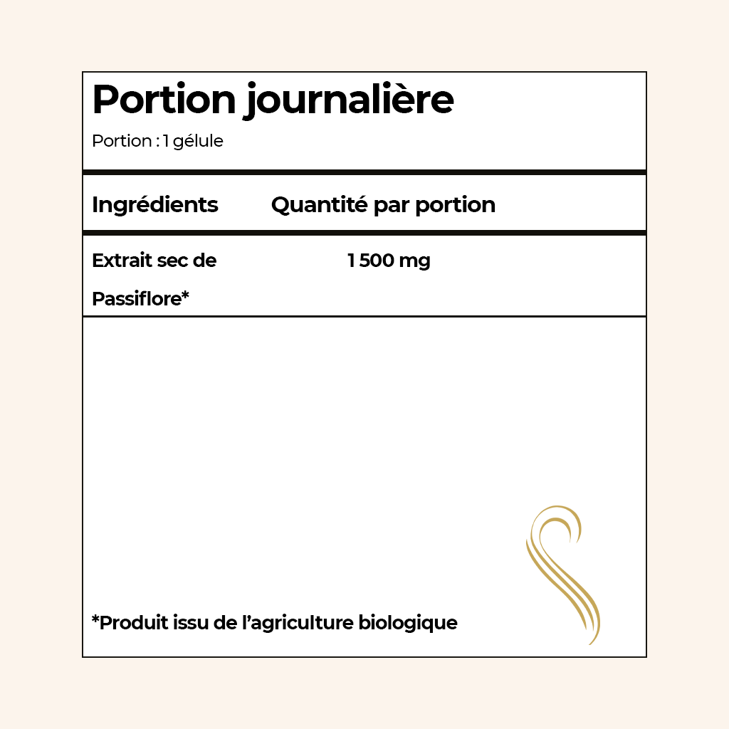 EXTRACTO SECO DE PASIONFLORA ORGÁNICA