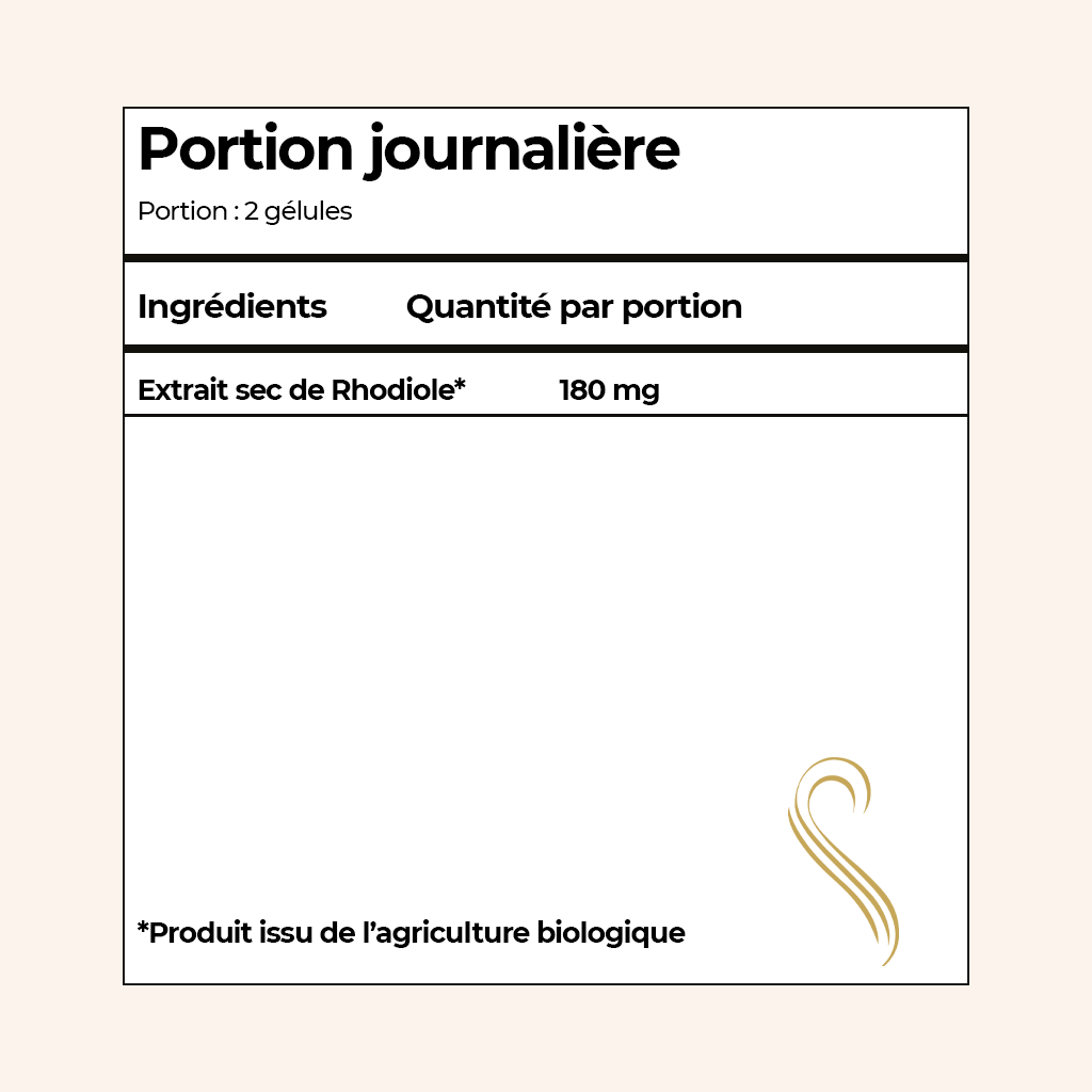 EXTRACTO SECO DE RHODIOLA ORGÁNICA